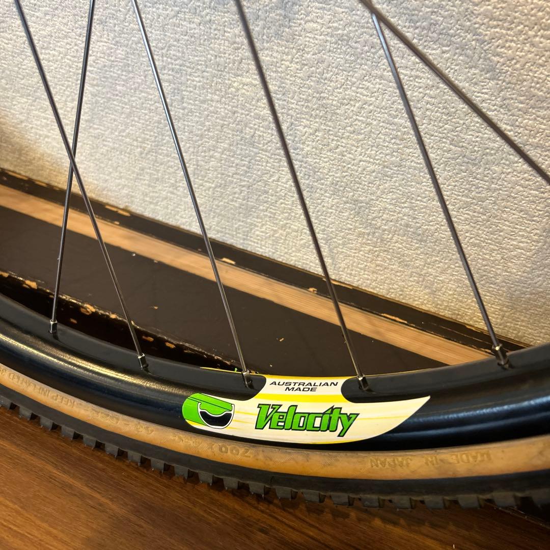 s*p様 velocity P35 SHIMANO FH-M525 手組みホイー