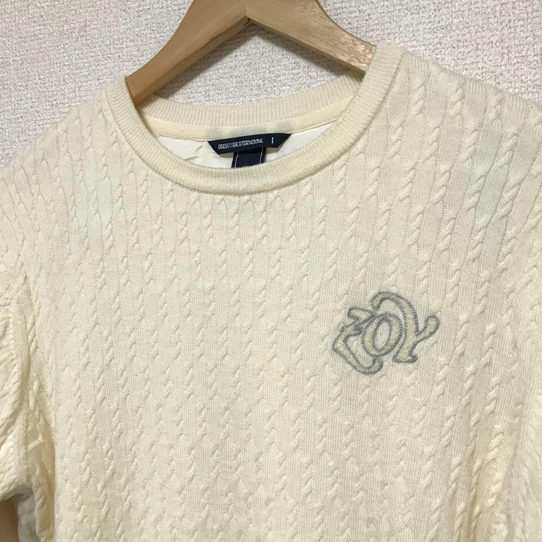 ZOY ゾーイ　CASHWOOL SWE プルオーバー 防風裏地付 ホワイト
