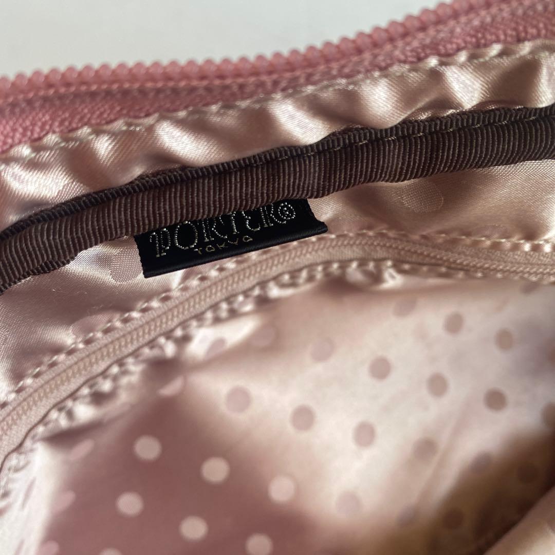 希少 PORTER フルート ケース ピンク ハンド ショルダーバッグ 2way