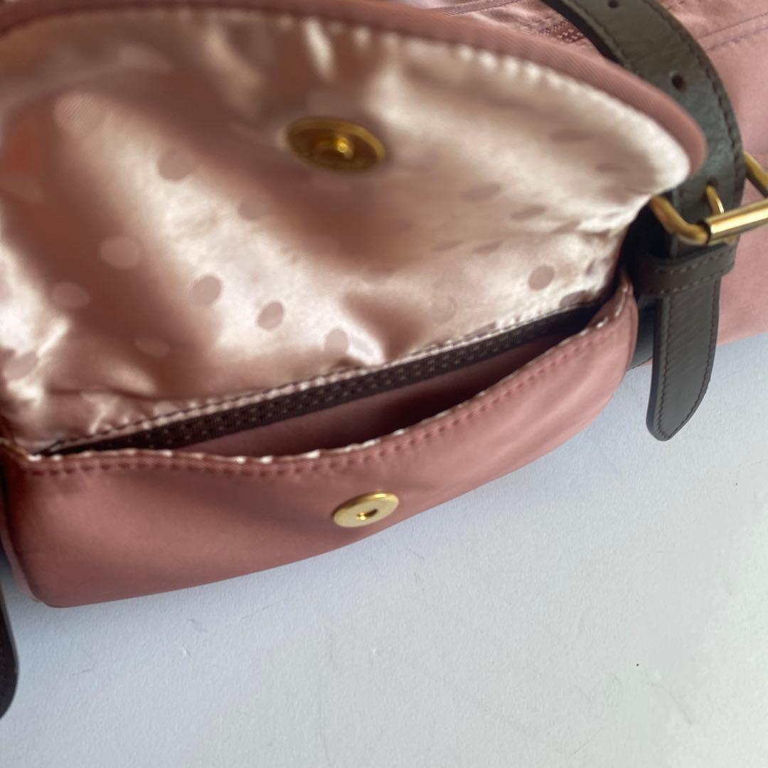 希少 PORTER フルート ケース ピンク ハンド ショルダーバッグ 2way