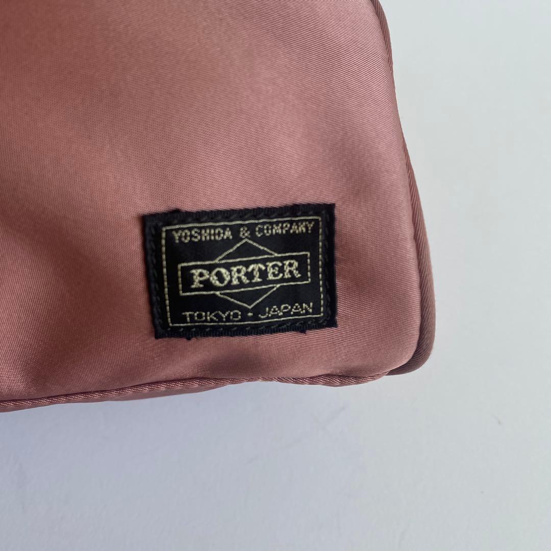 希少 PORTER フルート ケース ピンク ハンド ショルダーバッグ 2way