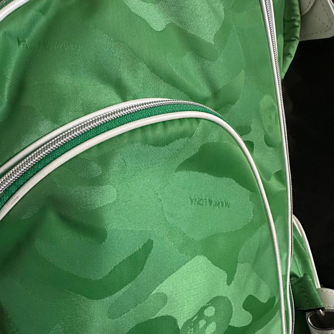 美品 希少 MARK&LONA Gauge Camo Cart Bag グリーン