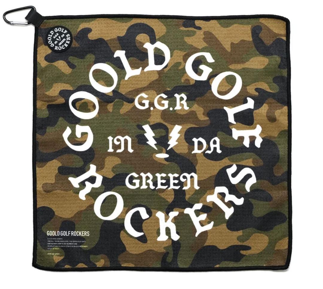 GOOLD GOLF ROCKERS OG LOGO CAMO ゴルフ タオル