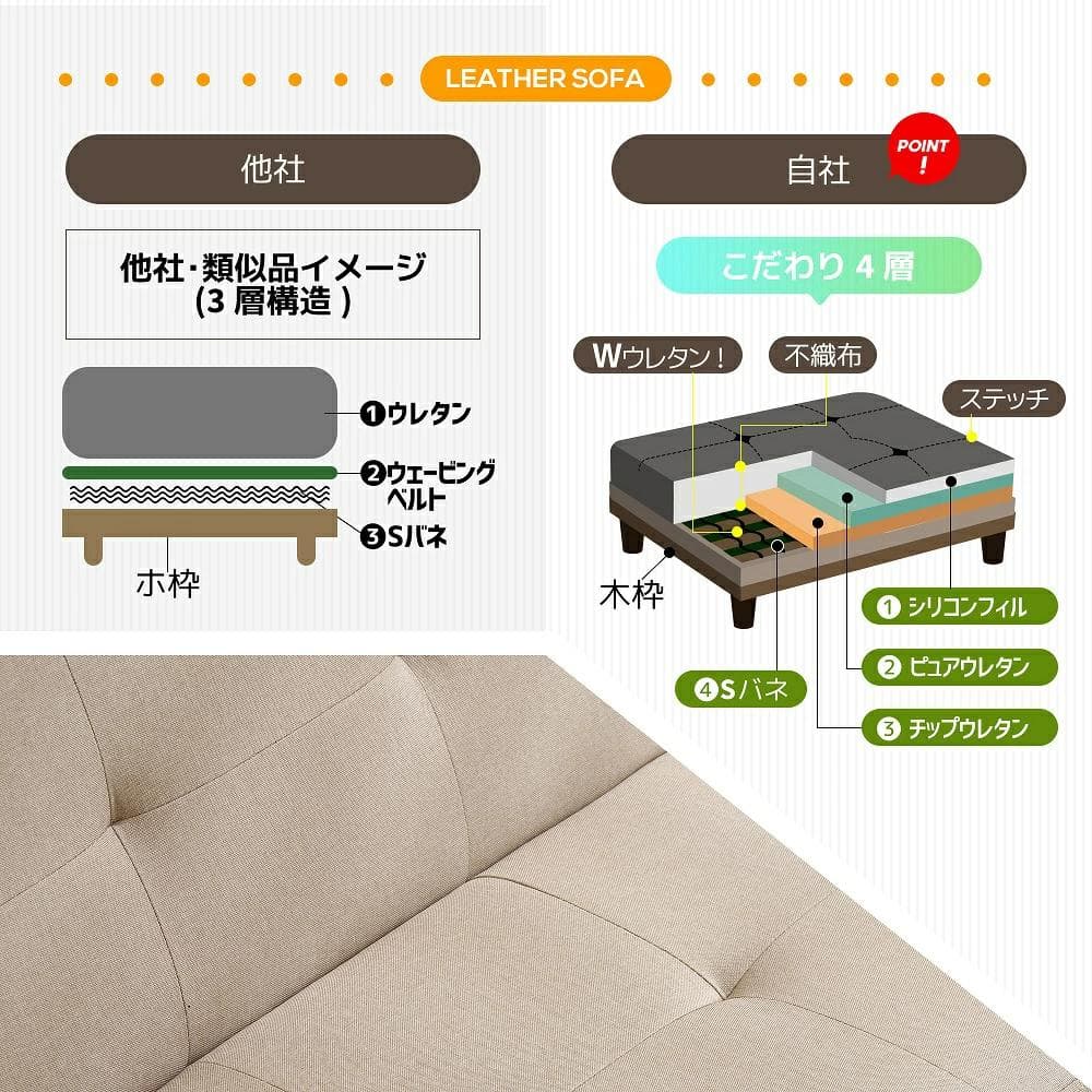 年末年始SALE！ソファベッド ソファ ベッド 二人掛け リクライニングソファ