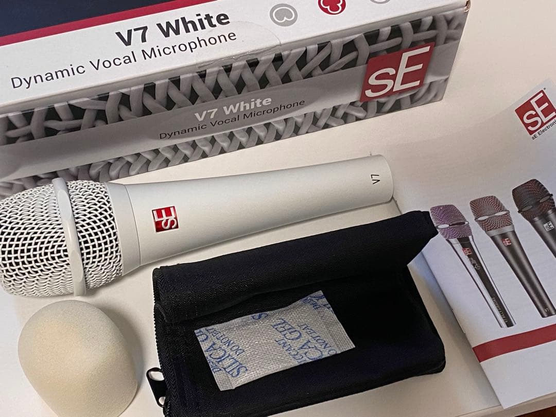 sE Electronics V7 White ダイナミックマイク　ボーカル用