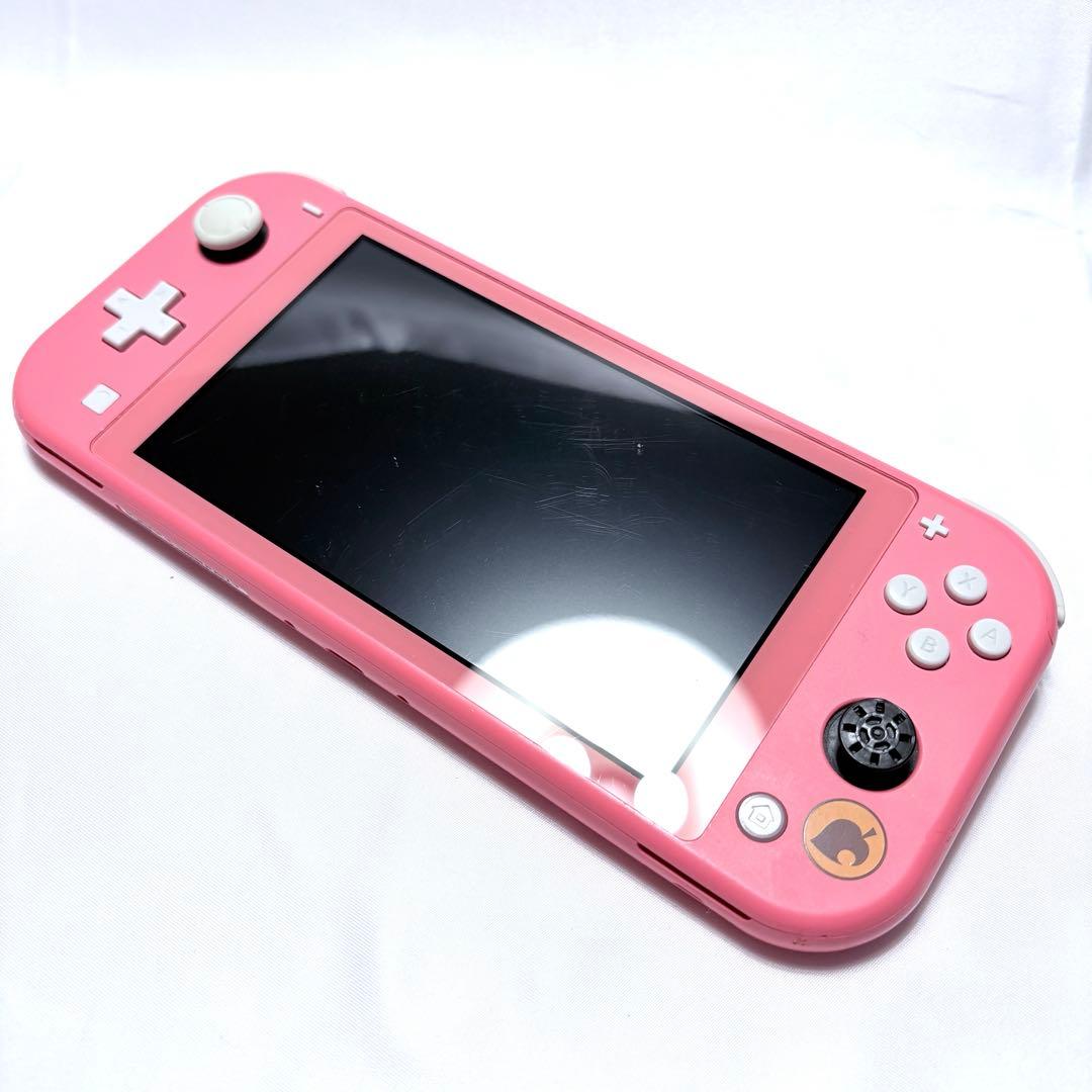 Nintendo switch Lite 本体 ピンク あつ森 しずえ アロハ柄