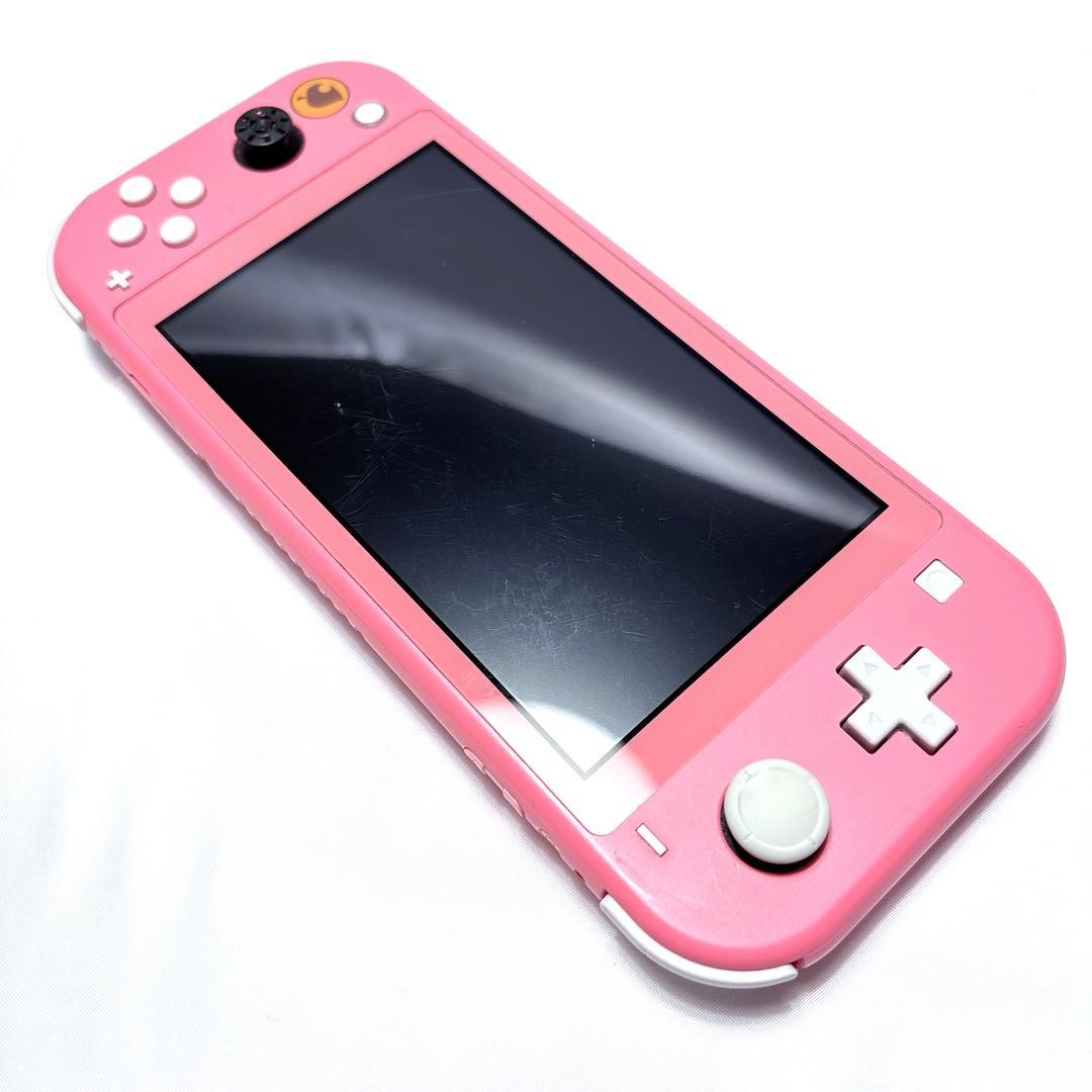 Nintendo switch Lite 本体 ピンク あつ森 しずえ アロハ柄