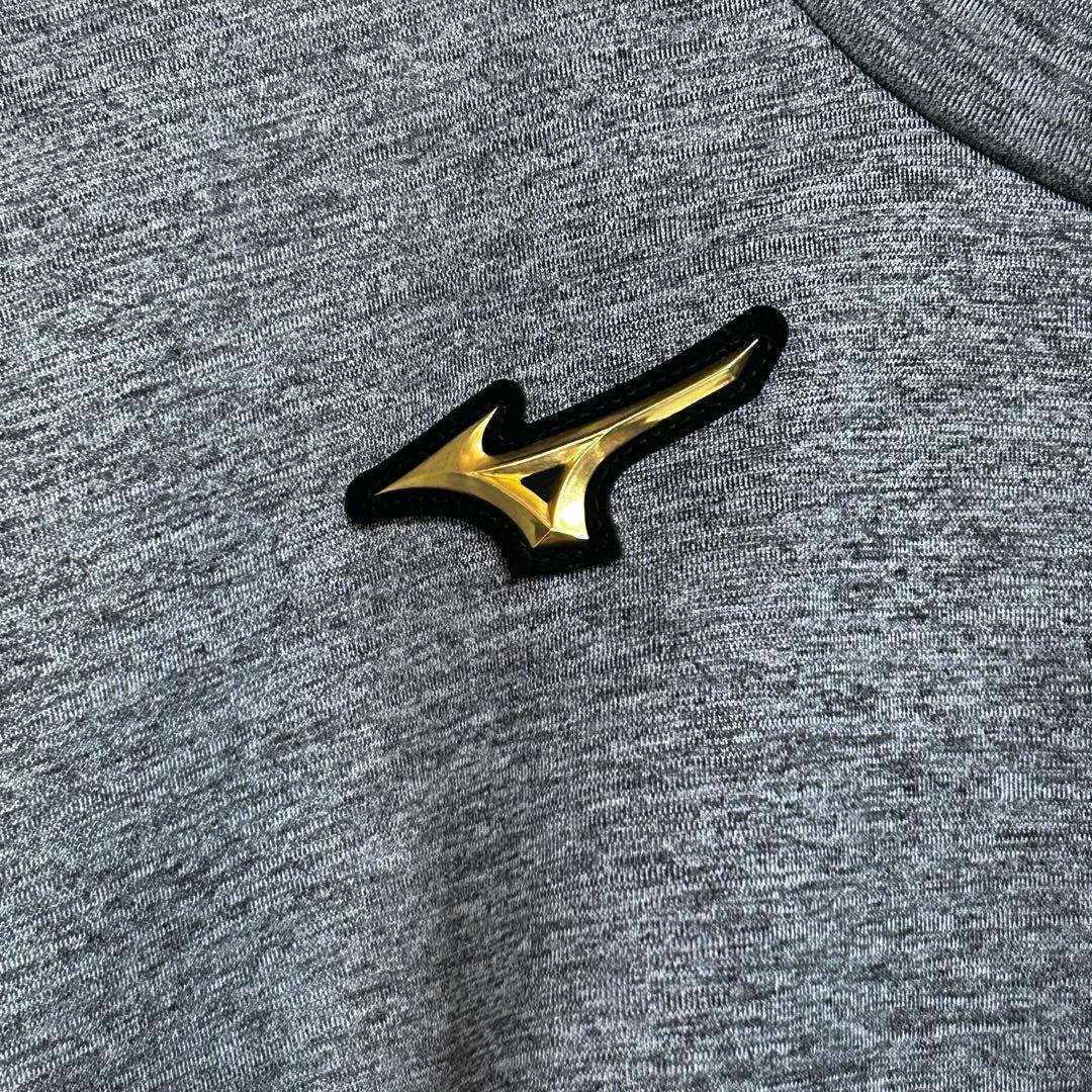 美品 ミズノプロ テックシールド スウェット XO グレー 野球 完売モデル