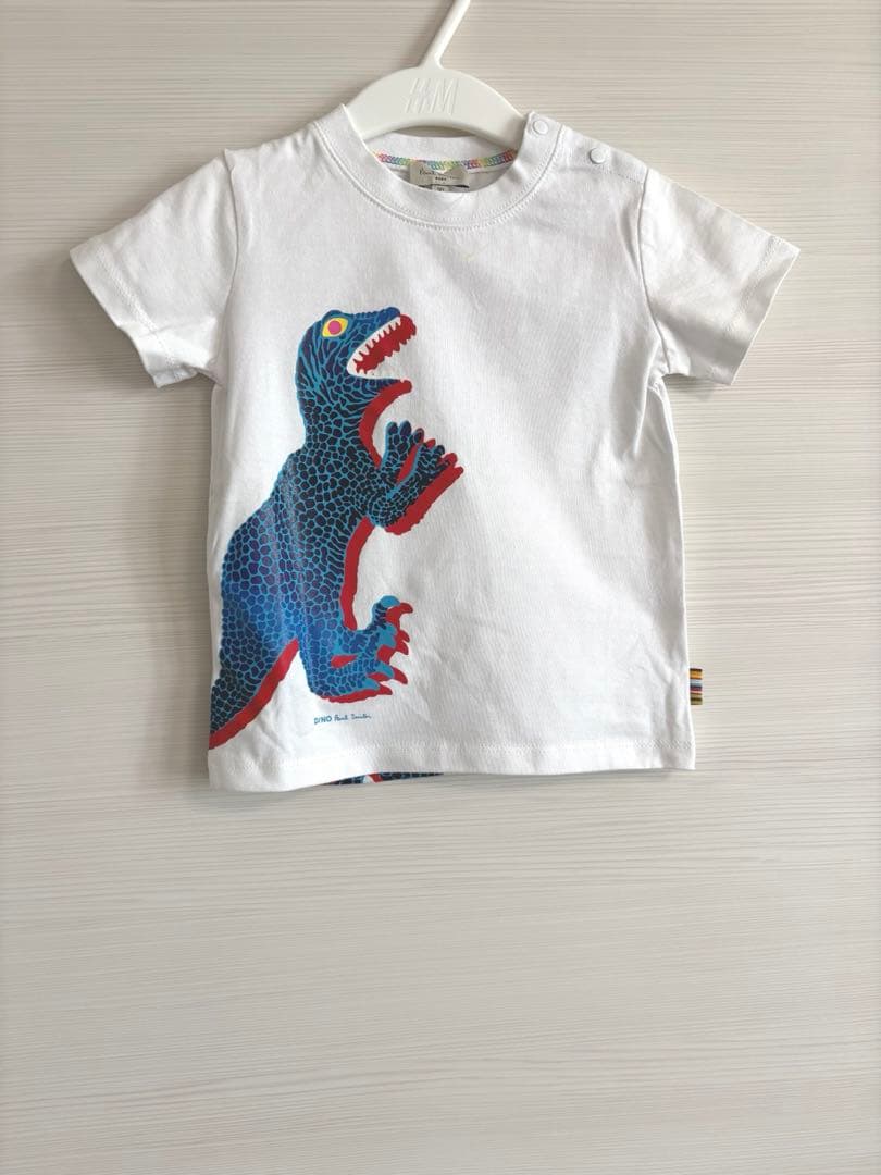 ポールスミスジュニア　マルチボーダー 、怪獣Tシャツ　90cm 2枚セット