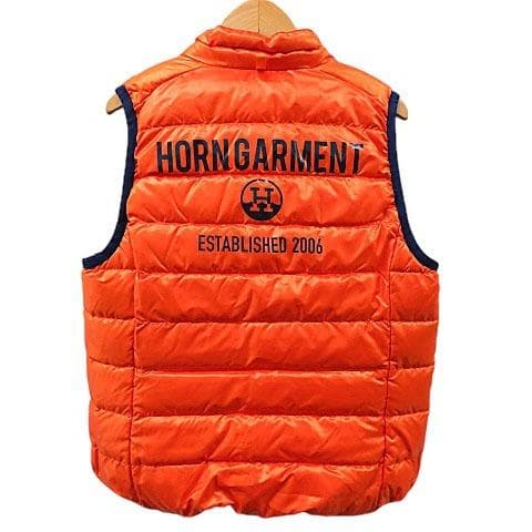 【未使用】HORN GARMENT ダウンベスト サイズ38 [C0870]