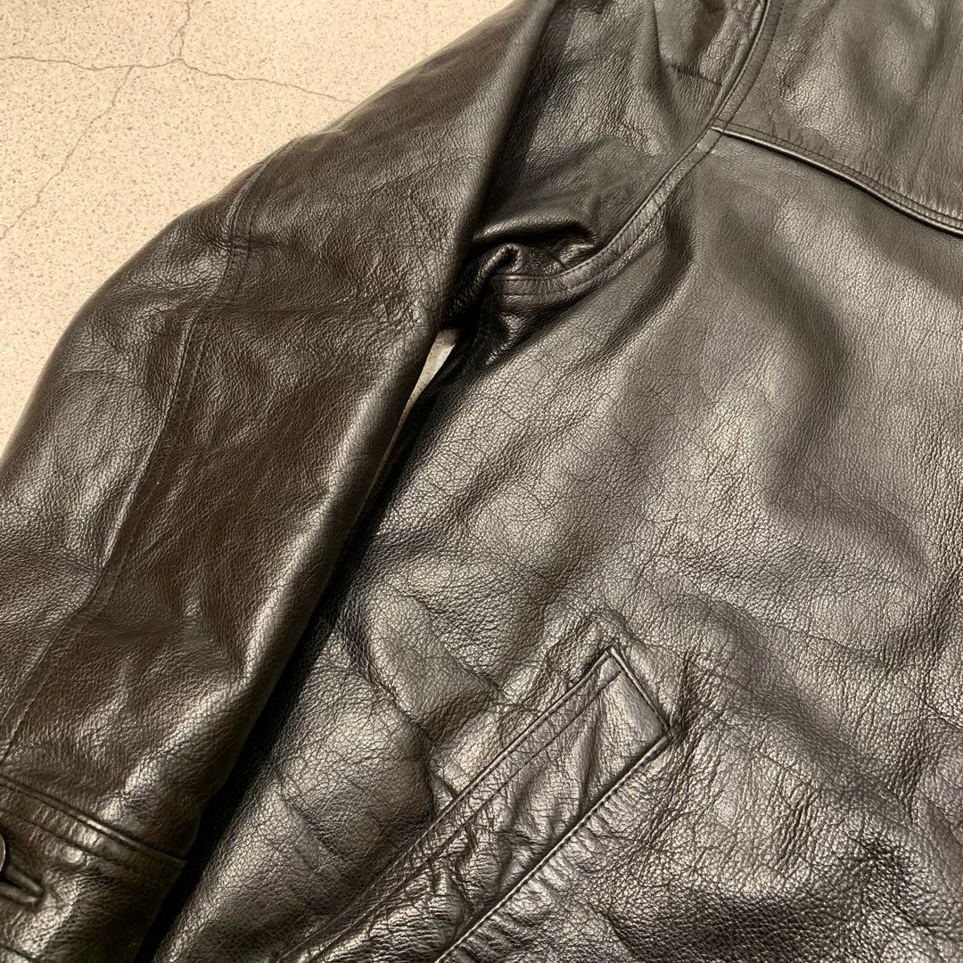 90’sBANANA REPUBLICレザーカーコートOVYoldGAPブルゾン