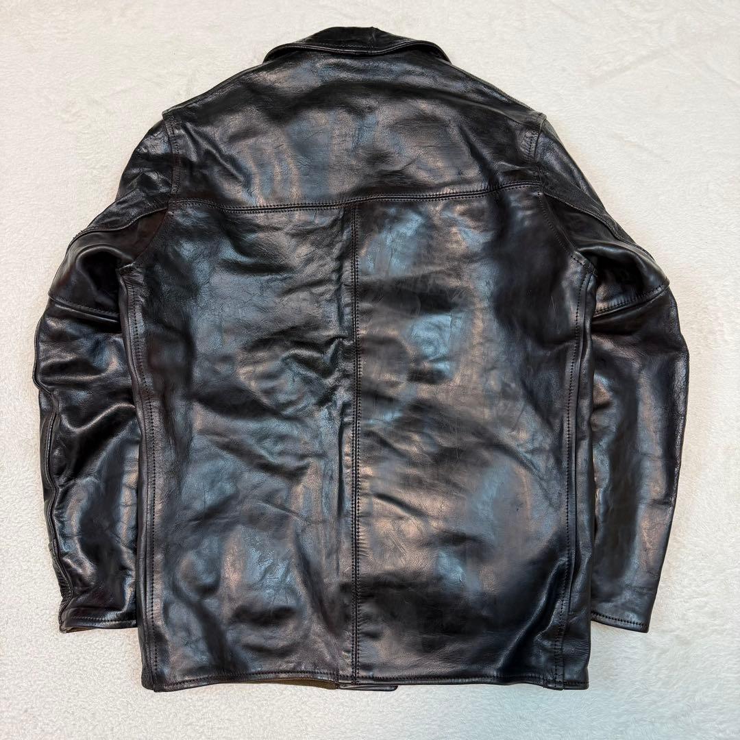 馬革 Aero leather 34 Veste Des Rallye ブラック