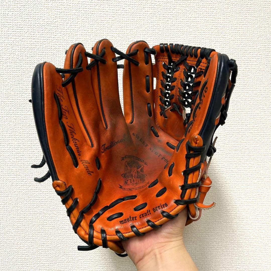 541 ベースマン プロ支給品 日本ハム 大貝恭史 硬式 内野手グローブ 左投げ