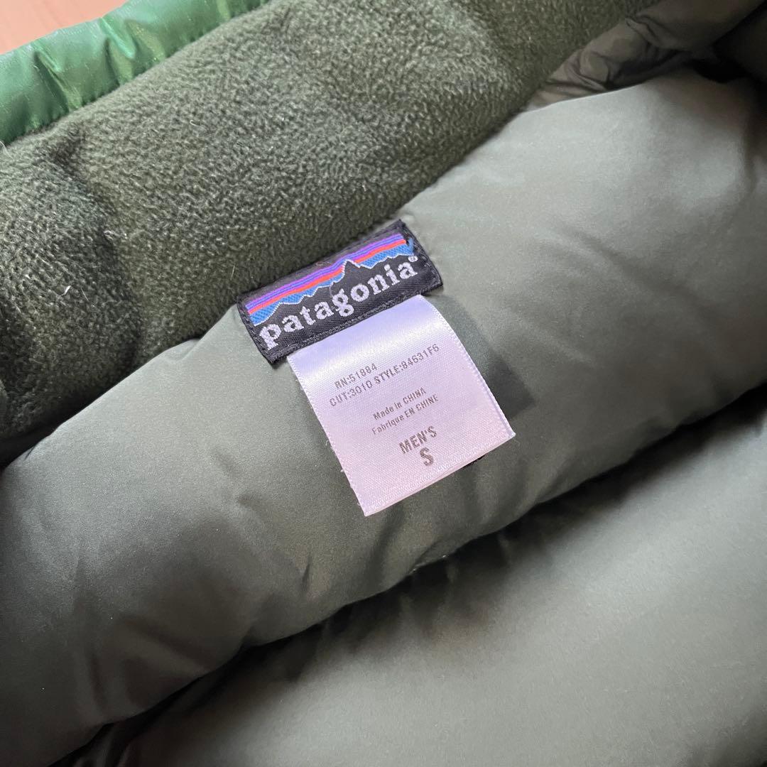 ね*ま様 06年製 Patagonia グースダウンベスト グリーン S