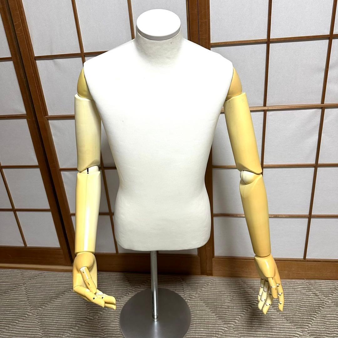 トルソー　マネキン 腕付き スタンド付き　メンズ