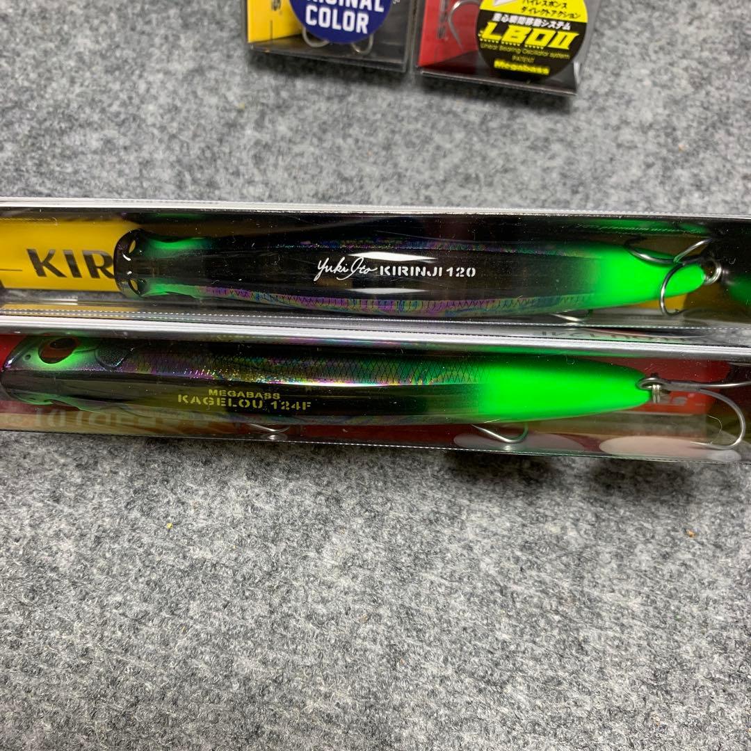 メガバス　カゲロウ124F キリンジ120 fimoオリカラ