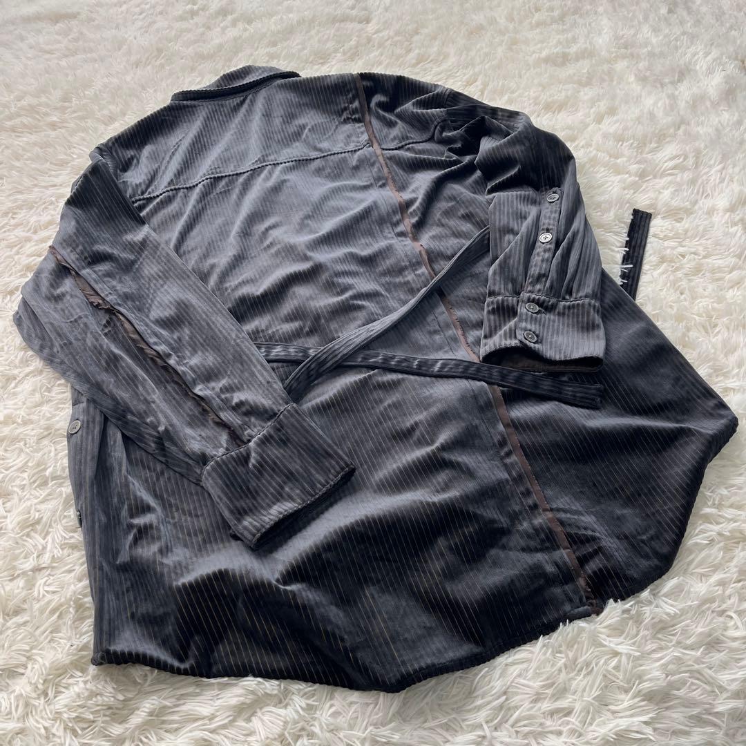 【極美品】KOOI 21A/W ベロア コーデュロイ シャツジャケット 2