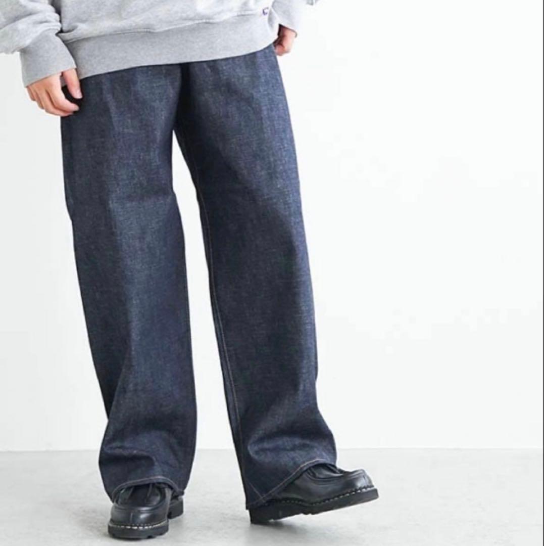 パンツ Selvedge Denim Wide Leg Jeans SCYE B