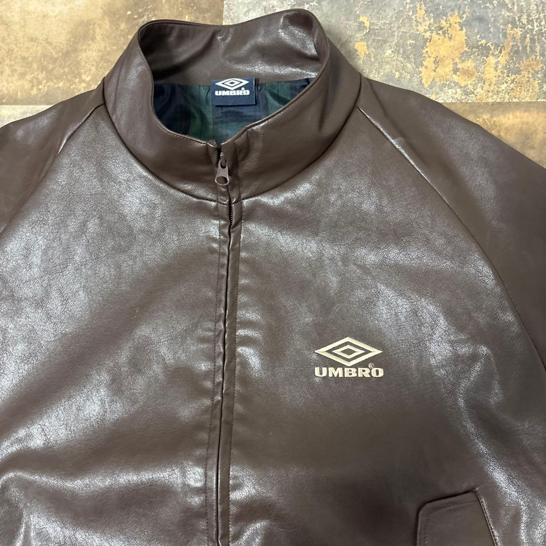 UMBRO ブラウンレザージャケット