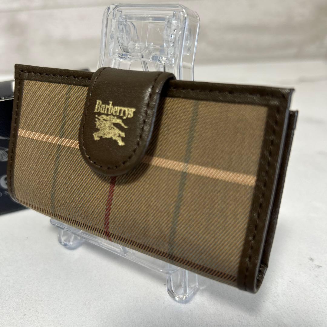 新品未使用　バーバリー Burberry 4連キーケース ノバチェック