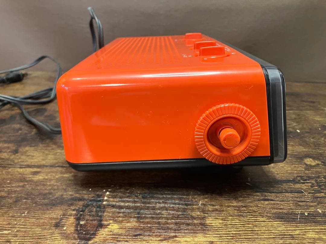 【動作品】COPAL FP-124 クロックラジオ フリップ式 昭和レトロ