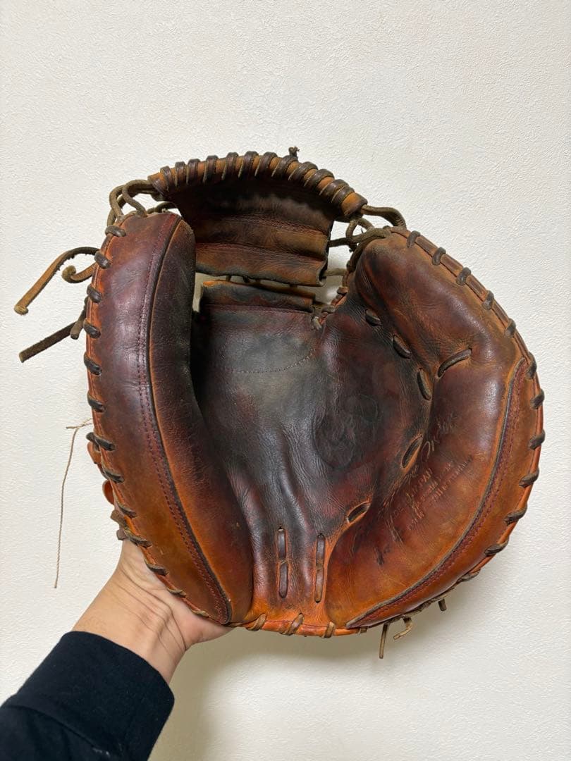 プロ野球支給品　硬式キャッチャーミット