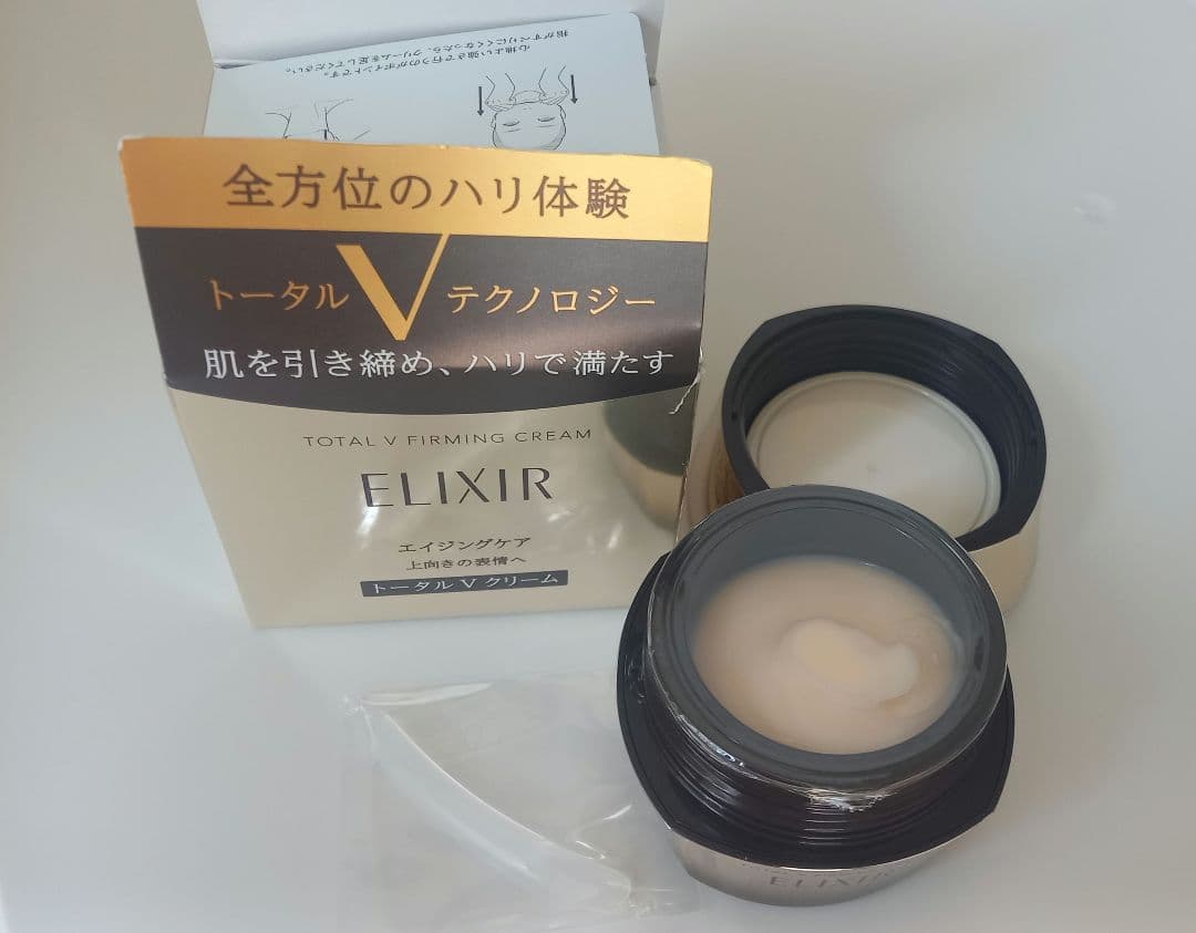 エリクシール トータルⅤ ファーミングクリーム 50g+ザ セラムaa 50ml