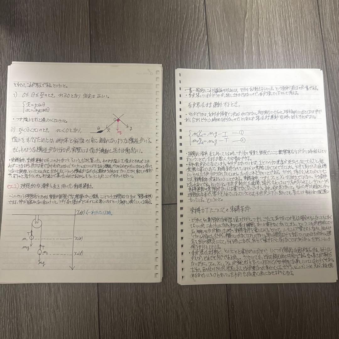 【東大合格/800P越】苑田ハイレベル物理 講義板書・まとめノート