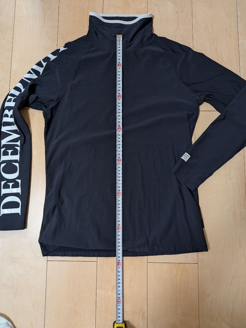 DECEMBER 薄手 ハイネックシャツ 黒