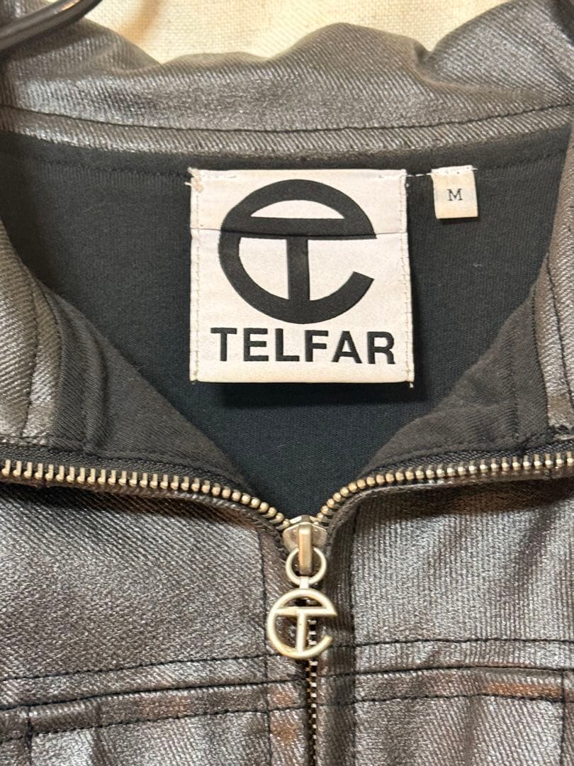 ジャケット・アウター Telfar Faux Leather Track Jacket