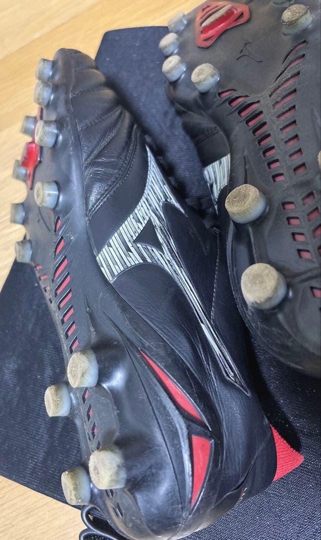 Mizuno スパイク シューズ ブラック 25.5cm MORELIA neo