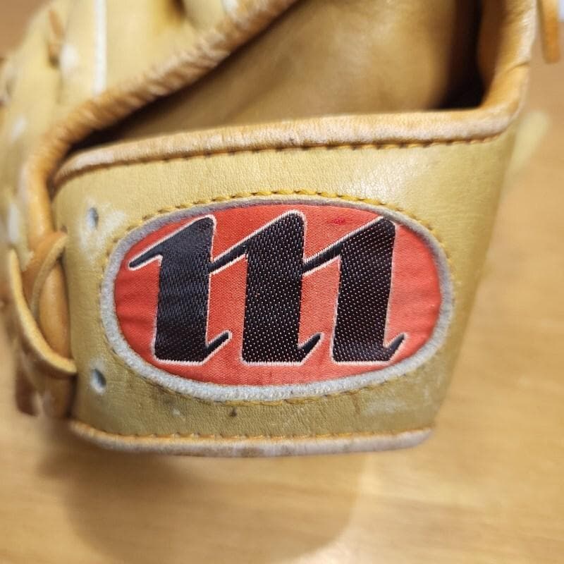 マルーチ marucci ビンテージ 布ラベル バスケットウェブ 軟式グローブ