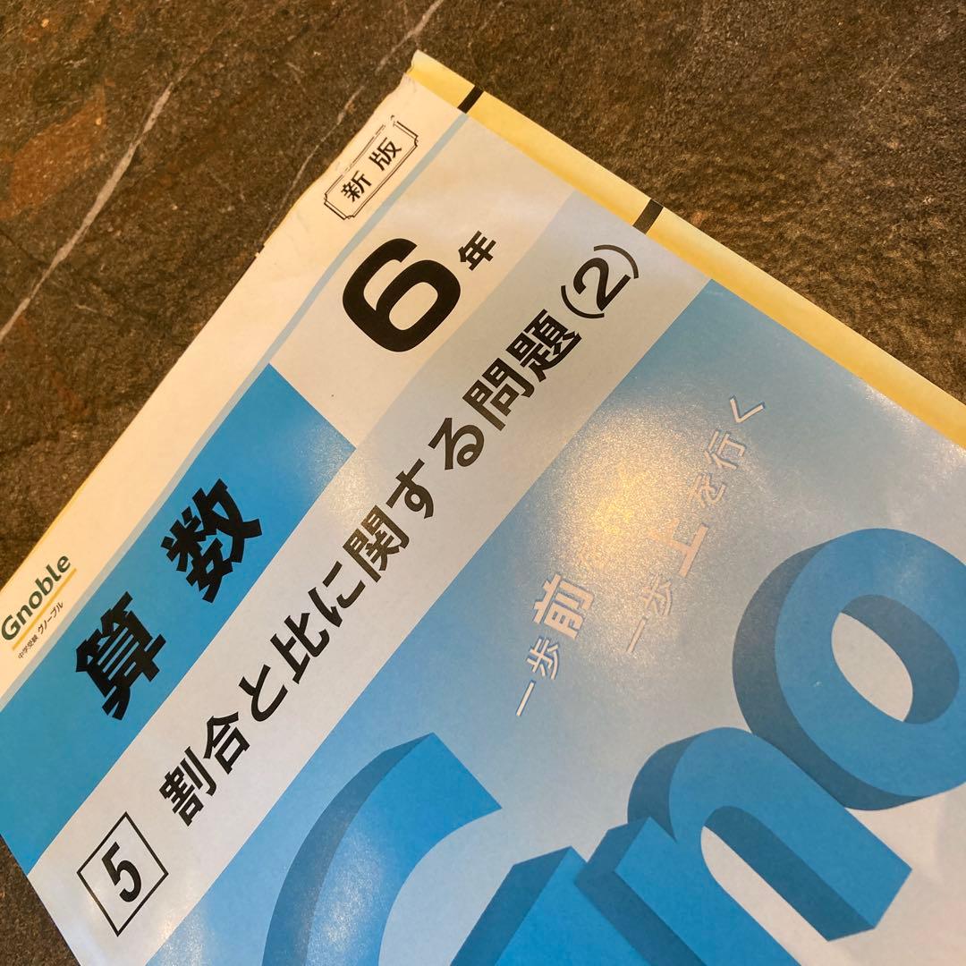 【中学受験】最新版　グノーブル　算数6年　G脳ワークアウト全20冊　17600円
