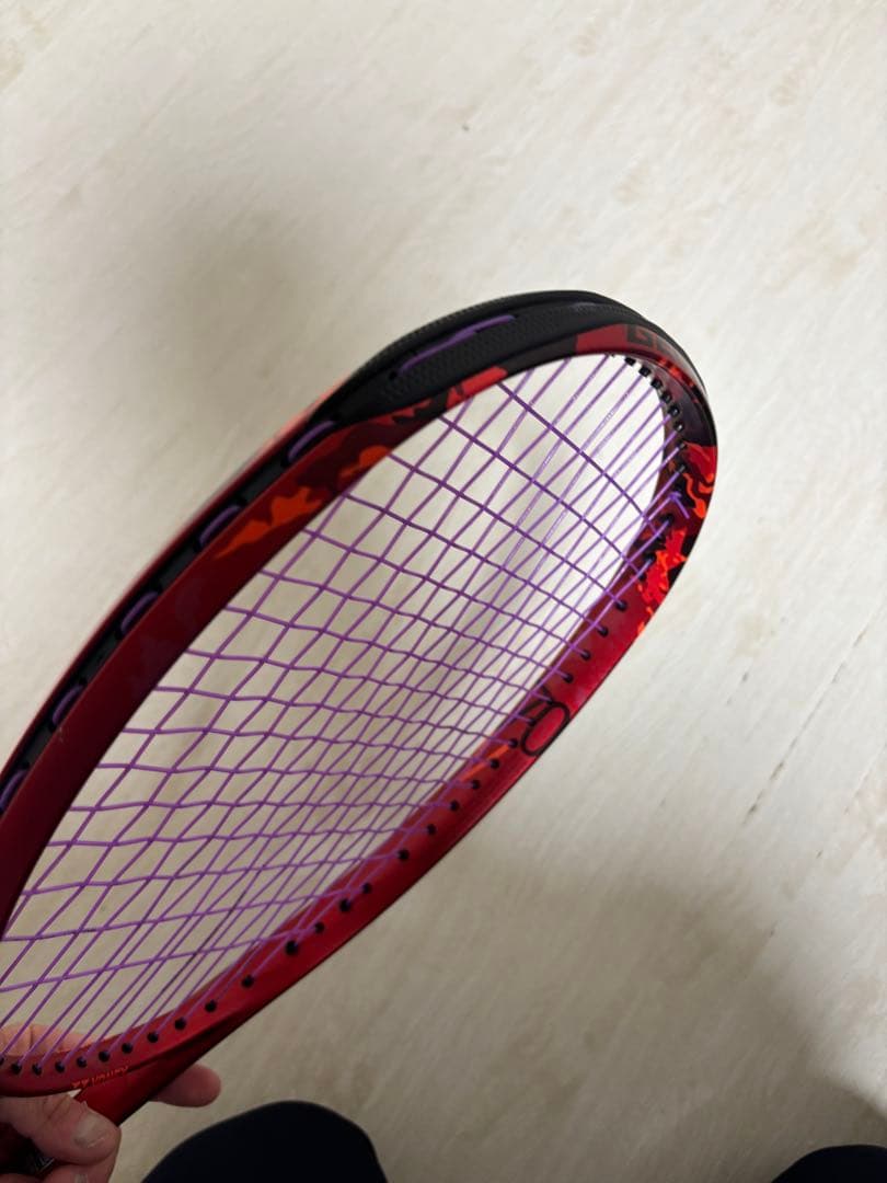 ジオブレイク70v タンゴレッド　ソフトテニスラケットカスタムフィット　UL 1