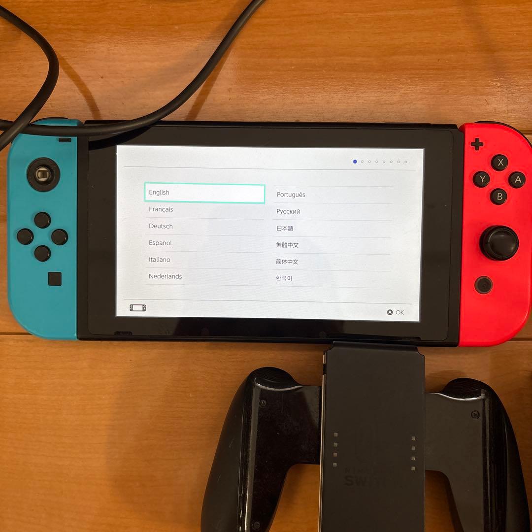 Nintendo Switch 本体 赤/青 ジャンク品　その他付属品あり