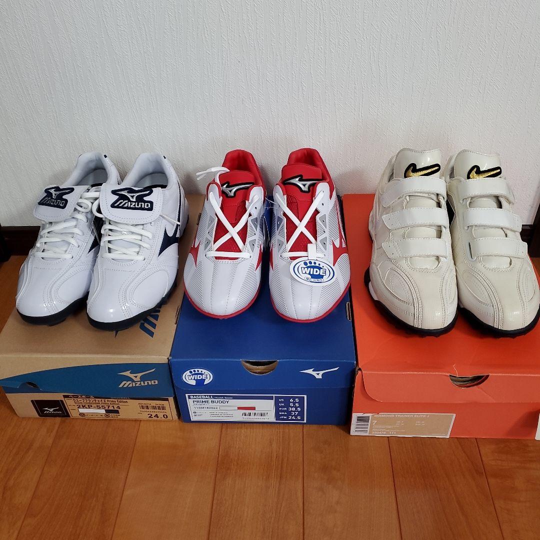 Mizuno 野球スパイク★NIKE　トレーニングシューズ　6足セット