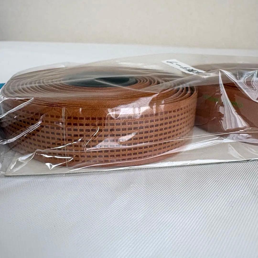 FUJITOSHI 235革巻きバーテープ ブラウン 茶