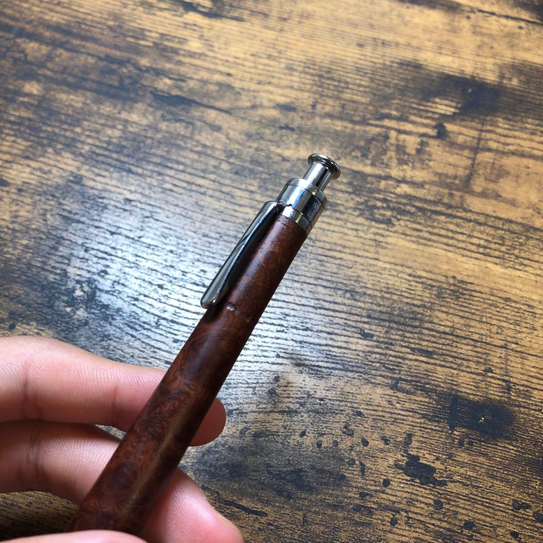 工房樹 木製シャープペンシル　花梨こぶ杢