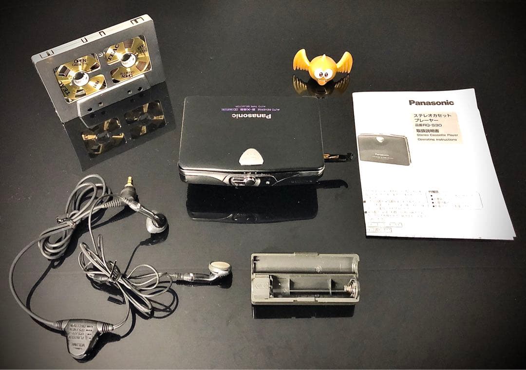 カセットウォークマンPanasonic RQ-S30 黒「整備済み、完動超美品」