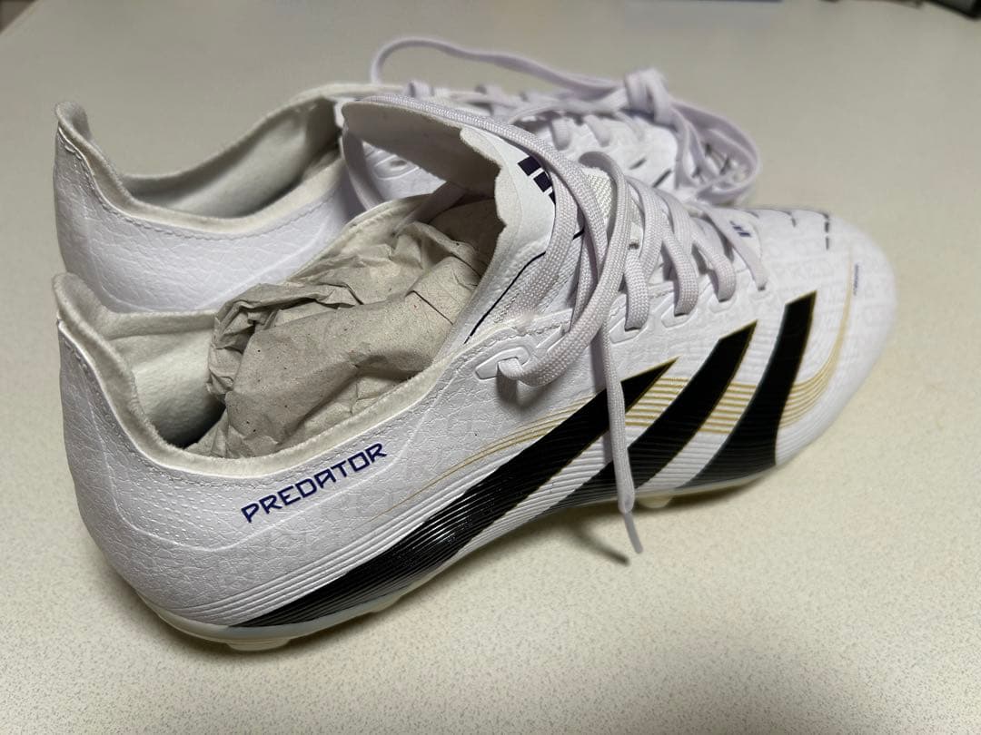 adidas Predator サッカーシューズ ホワイト/ブラック