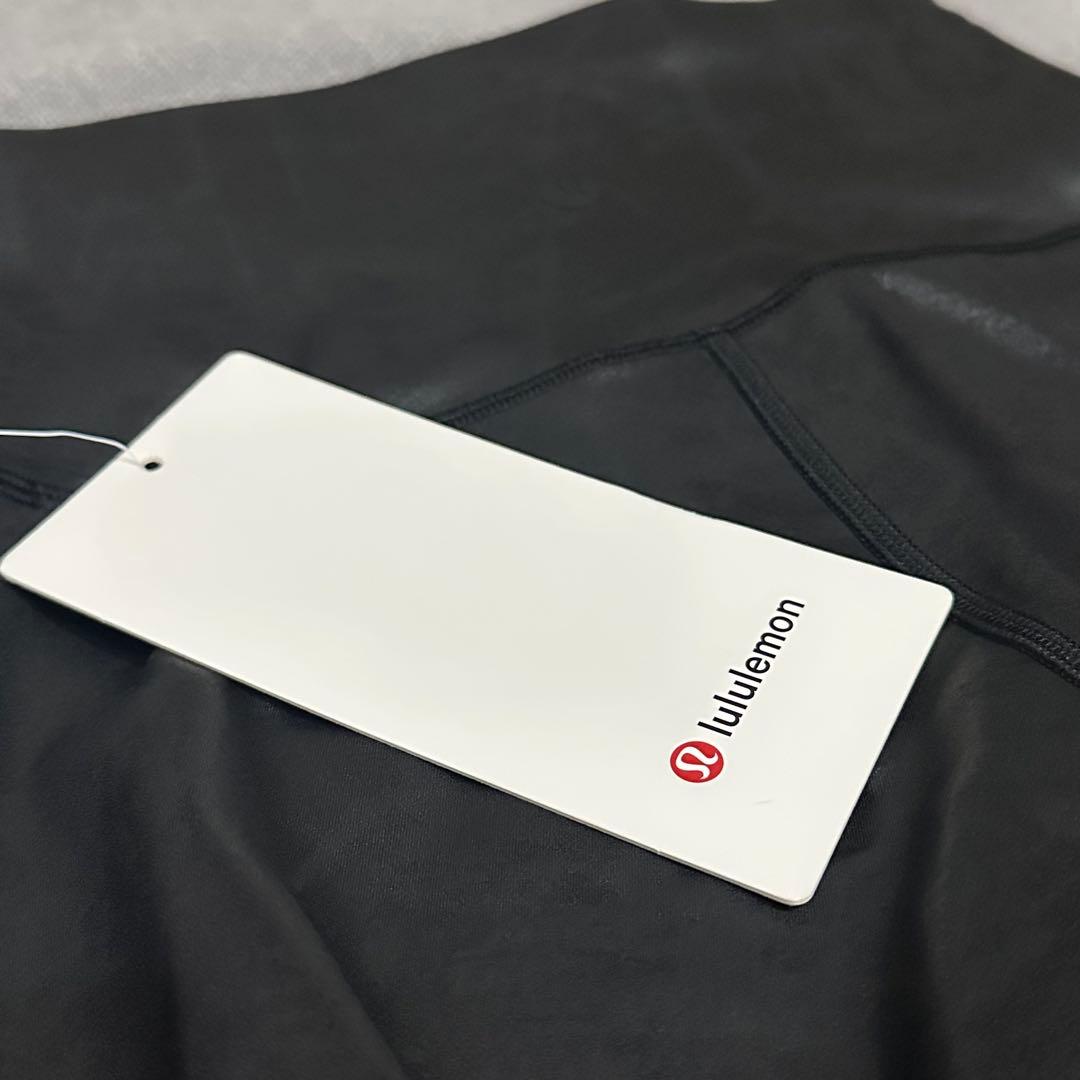 【新品】lululemon ルルレモン 光沢 ハイウェスト ヨガパンツ ブラック