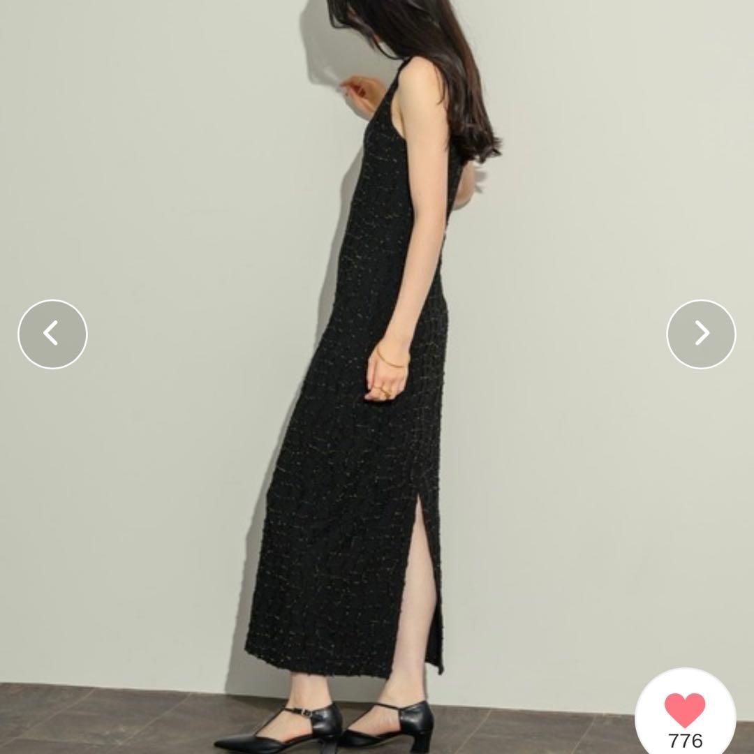 NEUNA ワッフルペンシルドレス　ワンピース