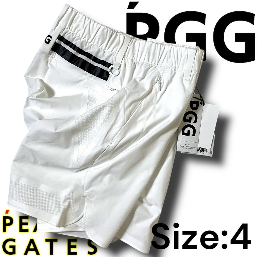 4 PGG パーリーゲイツ ストレッチ ショートパンツ 定価26,400円 白