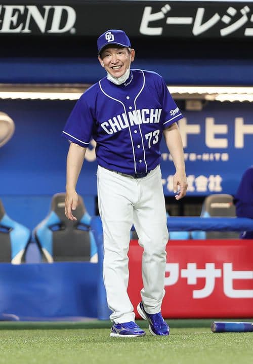 中日　ドラゴンズ　立浪　ビジター　ユニフォーム　ミズノ M