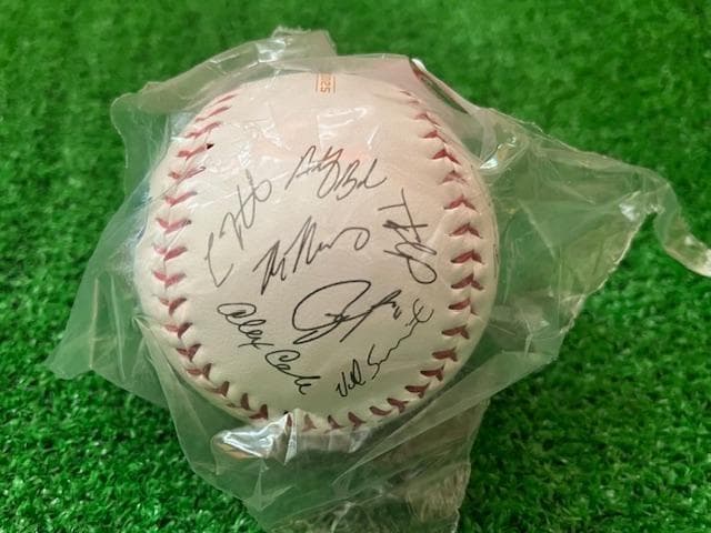 大谷翔平MLB2025WSチャンピオン記念サイン入ボールローリング社US限定品