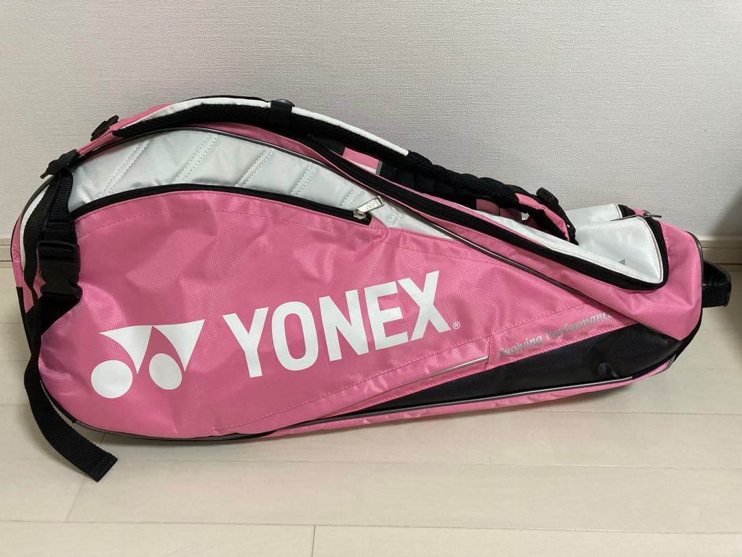 YONEX バドミントンバッグ ピンク　ラケットバッグ　テニス