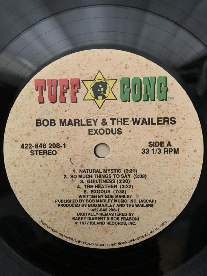 Bob Marley LP レコード Exodus ボブマーレイ エクソダス