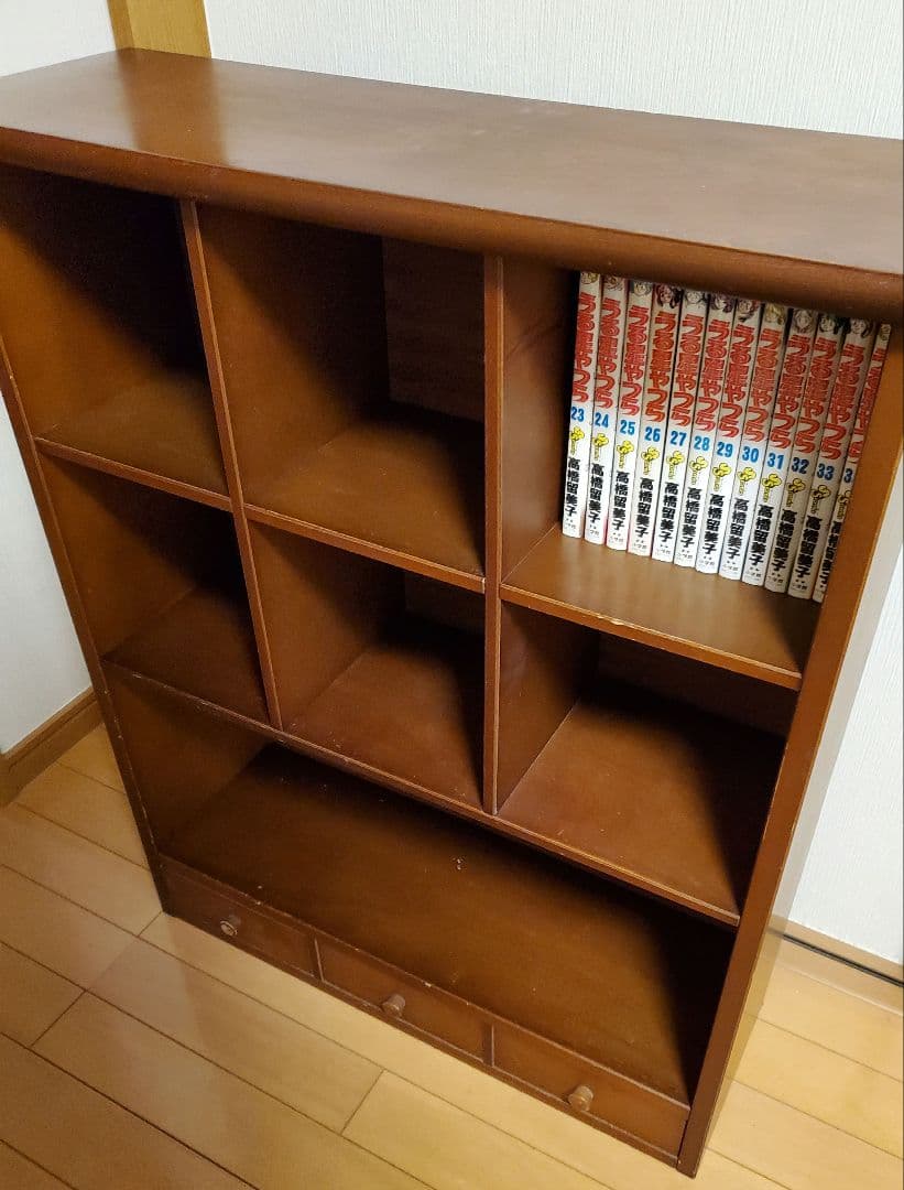 木製棚　ブラウン