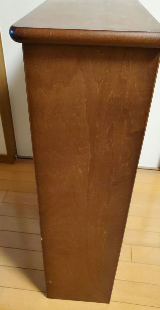 木製棚　ブラウン