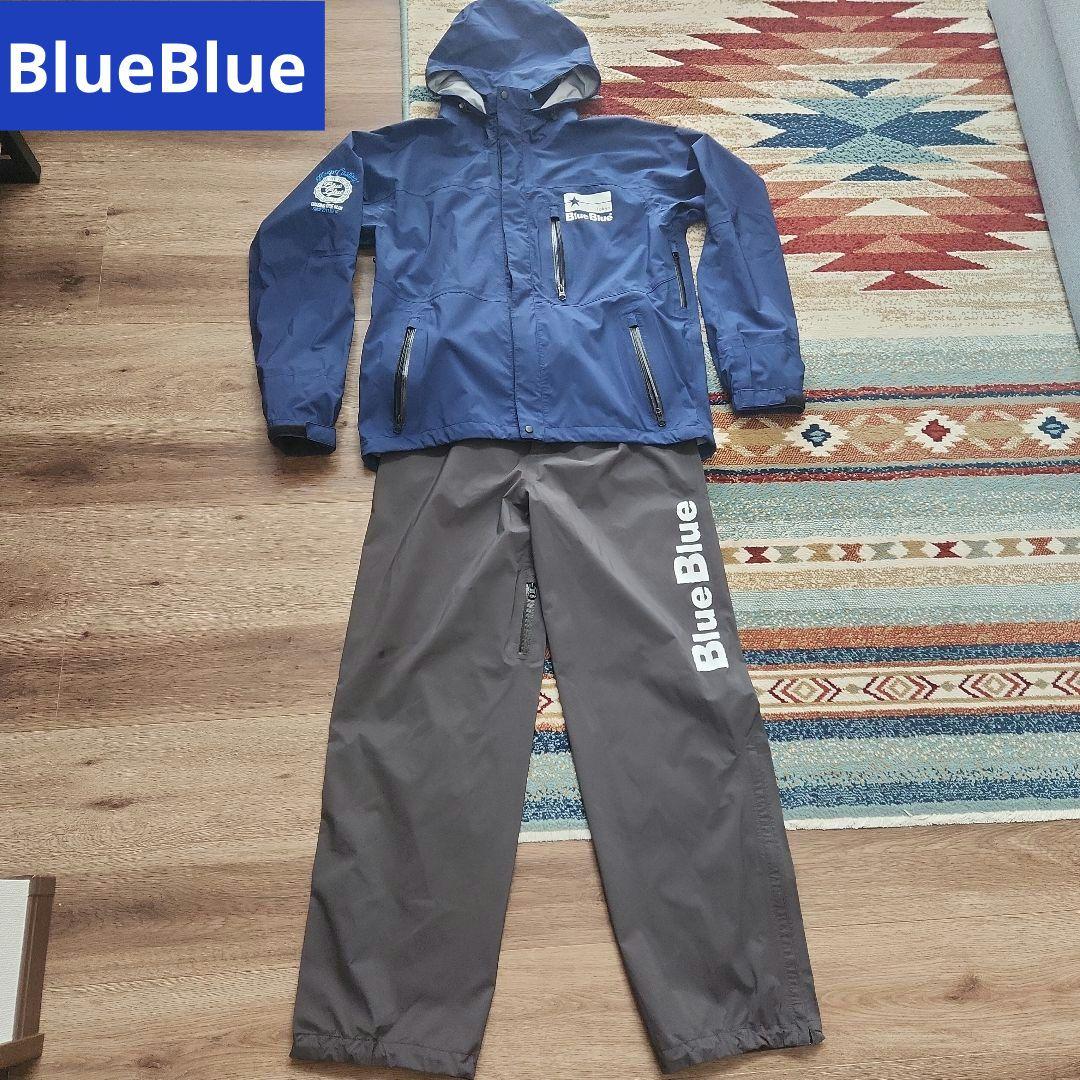 ブルーブルー BlueBlue フィッシングレインウェア 収納袋付き